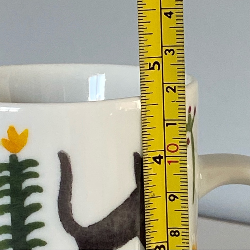 Cat Mug Danica Studio Cactus Southwest Desert Ceramic Coffee Tea Floral EUC - Picture 12 of 14